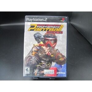 Greg Hastings' Tournament Paintball Max'D PS2 PlayStation 2‎  Complete CIB